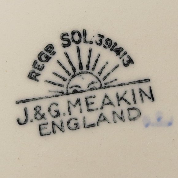 J&G Meakin Sol Dinner Plate The Old Days Country Cottage Fox Hunt Scene 10.75" - Picture 5 of 5